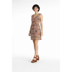 2/$30 Banana Republic Size 4 Sleeveless Multicolor Paisley Print Dress